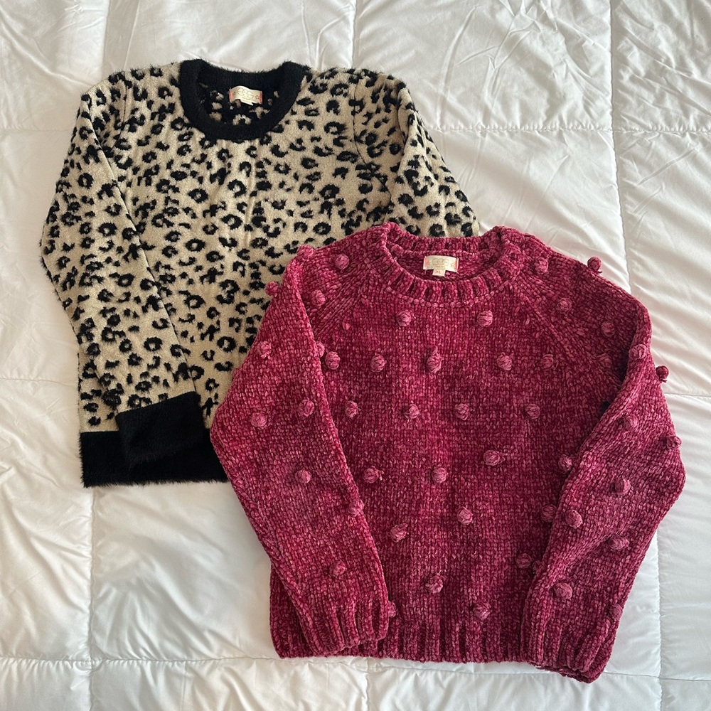 EGG girls sweaters